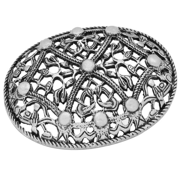EeaseMX 1 broche de runas vikingas, broche de aleación, accesorio decorativo DIY.