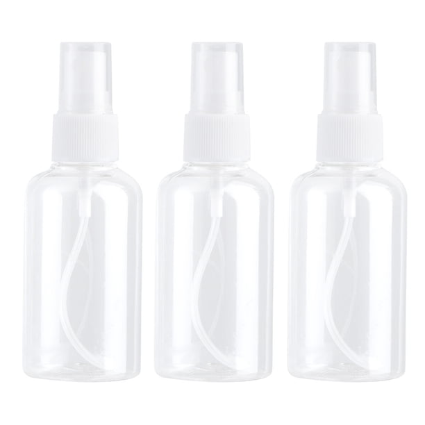 FELTECHELECTR botellas atomizadoras de perfume de viaje transparentes, recargables y portátiles de 75 ml (color aleatorio)