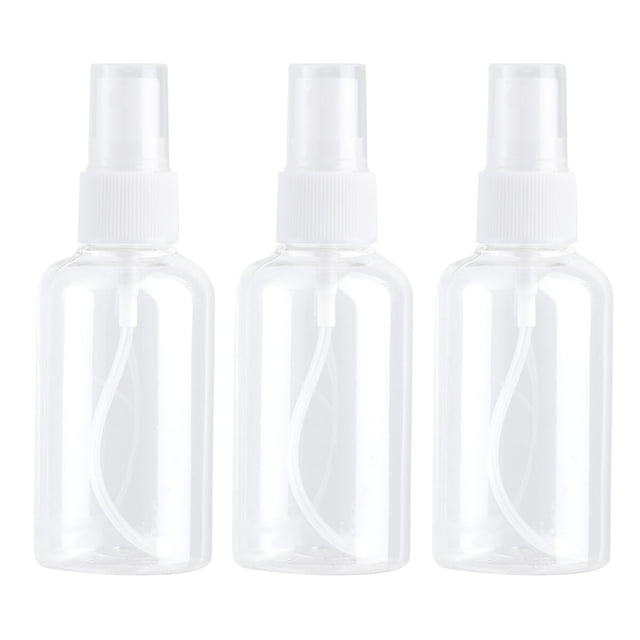 FELTECHELECTR botellas atomizadoras de perfume de viaje transparentes, recargables y portátiles de 75 ml (color aleatorio)