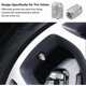thumbnail image 3 of Bling Tire Stem Valve Caps, Crystal Tire Caps Shinny Rhinestone Universal Car Dustproof Tire Valve Caps for Car SUV Motorcycle Bicycle Truck (White), 3 of 4