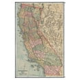 thumbnail image 2 of Johnson 17x24 Black Ornate Wood Framed with Double Matting Museum Art Print Titled - California - Johnson 1888, 2 of 4