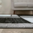 thumbnail image 3 of World Rug Gallery Contemporary Modern Boxed Color Block Area Rug - Gray 8' Round, 3 of 8