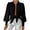 Black, variant on Women Fashion Button Down Shirts V Neck Boho Printed Long Sleeve Blouses Dressy Casual Spring Fall Tops