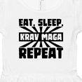 thumbnail image 4 of Inktastic Eat, Sleep, Krav Maga, Repeat Girls Toddler Dress, 4 of 5