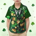 thumbnail image 2 of Las Niñas Serán Niñas Bruja Camisa Lindo Día de San Patricio Imprimir Mangas Cortas Casual para Niños Manga Corta Camisa de Vestido, 2 of 9
