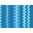 thumbnail image 1 of Ahgly Company Machine Washable Indoor Rectangle Transitional Blue Area Rugs, 2' x 5', 1 of 7