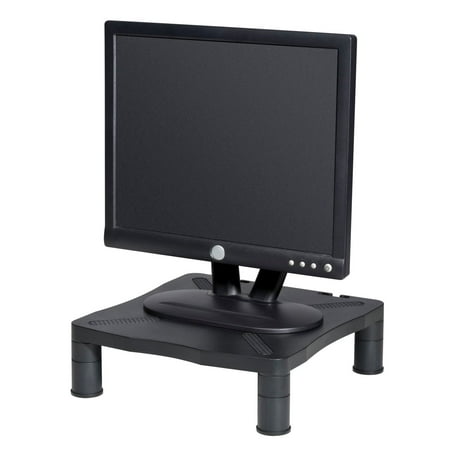Kelly, KCS10367, Open Storage Monitor/Printer Riser, 1 Each, Black