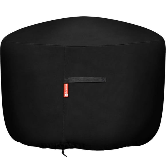 SheeChung Round Gas Fire Pit/Table Cover-Heavy Duty 600D Polyester with PVC Coating Material,100% Weather Resistant and Waterproof,Fits 30",33",36",35", 34" Fire P