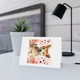 thumbnail image 6 of DistinctInk Greeting Card / Note Card - Valentine's Day Canaan Dog Puppy - PACK of 3, 6 of 7