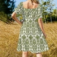 thumbnail image 4 of The Sound of Music The Von Trapp Curtain Pattern Design Sleeveless Dress Long dresses women's fashion dresses, 4 of 7