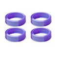 thumbnail image 1 of Manchon Protecteur Coloré pour Rouleau, Protecteur de Roues de Bagage, Roues en Silicone, Roulette de Voyage, Valise, Réduit le Bruit, Housse, Pièces, Ensembles, Violet, 1 of 6