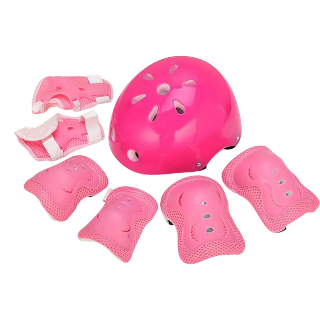Elbow Wrist Knee Pads and Panda Helmet Sport Safety Protective Gear Guard for Children Skateboard Skating Cycling Riding... by