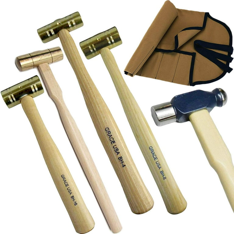 Grace USA 8 oz Long Brass Hammer