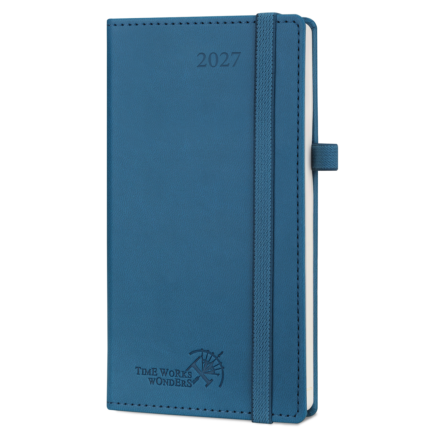POPRUN Pocket Calendar 2027, Night Sky Blue photo 1