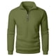 thumbnail image 5 of RKSTN Quarter Zip Sweatshirts for Men Oversized Stand Up Collar Long Sleeved Pullover Hoodless Sweatshirt Tops Mens Casual 1/4 Zipper Loose Comfy Sweatshirts Plus Size Solid Henley Collared Shirts, 5 of 7