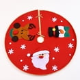 thumbnail image 1 of Adorno redondo para falda de Navidad Perfecl 39 pulgadas diseño de dibujos animados, 1 of 4