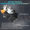 thumbnail image 3 of Motor de actuador de cerradura de puerta eléctrica trasera izquierda para Pontiac G5 para Chevrolet Cobalt 05-10 Negro, 3 of 7