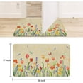 thumbnail image 3 of Floral Decor Door Mat Welcome Flowers Doormat Non Slip Colorful Farmhouse Entrance Reusable Home for Spring Decoration Front Door Mats Indoor Outdoor Rug 17" x 30", 3 of 6