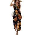 thumbnail image 2 of Halloween Pumpkin Sleeveless Dress Summer Women Clothes Dress for Pregnant Women Dresses, 2 of 9