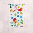 thumbnail image 6 of Coolnut Fingertip Hand Towels, Set of 2 Pcs Funny Cartoon Christmas Pattern Absorbent Face Bath Towels for Bathroom Kitchen, 30"x15", 6 of 6