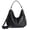Black, variant on Women’s Faux Leather Hobo Bag with Crossbody Strap, Casual Shoulder Tote Handbag for Everyday Use – Black