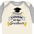 thumbnail image 4 of Inktastic Proud Cousin of the Graduate-family Graduation Boys or Girls Long Sleeve Baby Bodysuit, 4 of 5