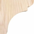thumbnail image 3 of 5 1/2"W x 6"D x 6"H Yorktown Smooth Corbel, Douglas Fir, 3 of 9