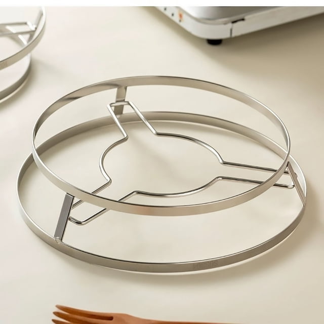 Campana Para Cocina Stainless Steel Pot Rack 304 Thick Insulation And Scalding Proof Pot Mat For Household Kitchen Pot Rack Storage Rack Steaming Rack Bracket