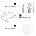 thumbnail image 3 of 1 Set Stainless Steel Barbecue Sticks and Rack Hanger Hanging Rack, 3 of 8