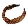 thumbnail image 1 of Diadema Elástica con estampado de leopardo Unique Bargains naranja 1 unidad, 1 of 7