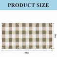 thumbnail image 3 of Brown Plaid Fluorescent Light Covers, Spring Summer Farmhouse Buffalo Checkered Magnetic Light Covers for Ceiling Lights, Fluorescent Ceiling Shade Filters for Classroom Bedroom Office 4x2Ft x 2PCS, 3 of 8
