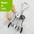 thumbnail image 5 of Prep Solutions Chrome Plated Winged Corkscrew & Bottle Opener, 5 of 10