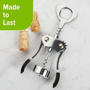 Prep Solutions Chrome Plated Winged Corkscrew & Bottle Opener
