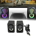 thumbnail image 4 of PC Speakers, Desktop Speaker Easy To Set Up Portable With Breathing Light For Home For Office, 4 of 8