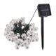 thumbnail image 1 of Cadena Lámparas Con Energía Solar Cadenas Bola De Plata Hueca Decoración Bombilla Iluminación Led Decoración Con 2 Modos De Iluminación Para Patio Jardín Bar Pasarela Fiesta En El Patio 16.4Ft 30Led Advancent HA027237-02, 1 of 6