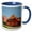 Blue/White, variant on 3drose, Denmark, Helsingoer, Historic Architecture - Eu07 Cmi0103 - Cindy Miller Hopkins, 11oz Two-tone Red Mug