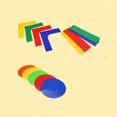 thumbnail image 3 of 13 Pcs Anti-skid Tennis Ground Court Marker Line PVC Sticker Logo Basketball Football Badminton Court Line Ground Signal Label (5 Colors Round Pad, 4 Colors Line and 4 Colors Corner Style), 3 of 8
