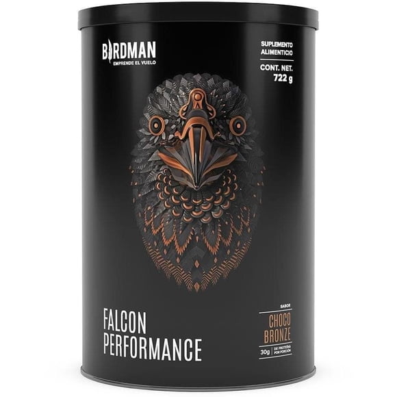 Proteína Vegetal Premium Birdman Falcon Performance 722 Gr Sabor Choco bronze