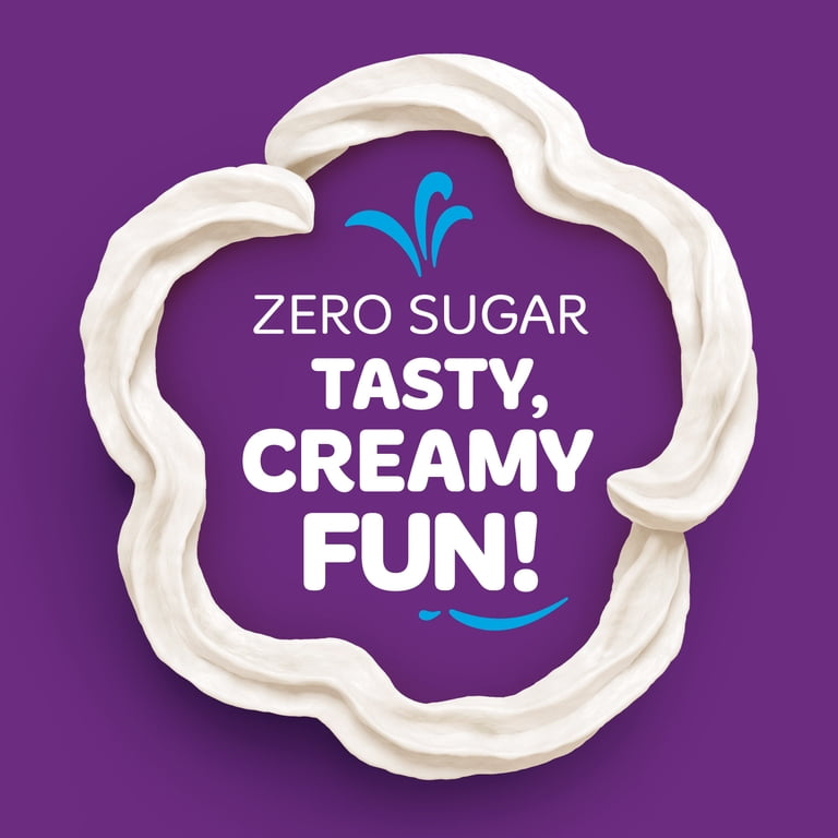 Reddi-wip Zero Sugar Whipped Topping Made with Real Cream, Perfect