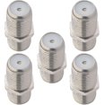 thumbnail image 1 of F-type Rf Coaxial Connectors Rg6 Adapter F Female To F Female Antenna Connector Female To Female Coaxial Connector F Type Jack (hole) Cable Connector, 1 of 5
