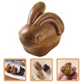 thumbnail image 3 of Wood Rabbit Charm Rabbit Hanging Ornament DIY Key Charm Zodiac Wood Rabbit Craft, 3 of 7