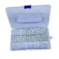 thumbnail image 3 of Almencla 1240Pcs Badminton Racket Grommets Eyelets Stringing Tools for Repairing Gear White, 3 of 8