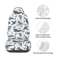 thumbnail image 3 of Lsque Underwater Animals 1 Pattern Car Seat Covers for Front Seats , Waterproof Seat Covers for Cars, Sporty Front Seat Covers,Car Seat Cover Protector Front Seats, 3 of 5
