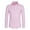Pink, variant on Men's Slim Fit Stretch Dress Shirt Solid Color Microelastic Long Sleeve Casual Soft Business Button Up Shirts