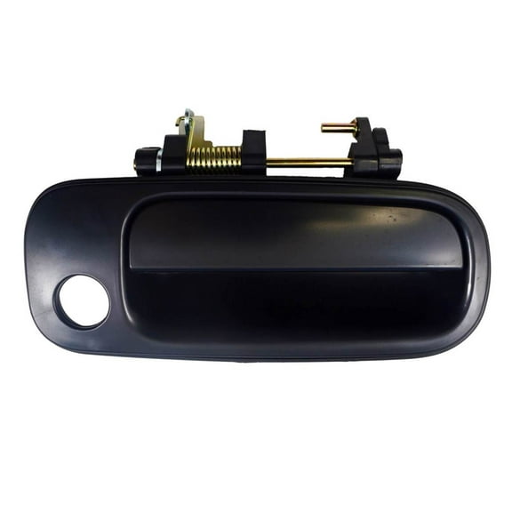 PT Auto Warehouse TO-3176S-FR - Outer Exterior Outside Door Handle, Smooth Black - Passenger Side Front Fits select: 1992-1996 TOYOTA CAMRY