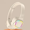 thumbnail image 2 of Wireless On-Ear Bluetooth Headphones, Up to 34 Hrs Battery, Foldable Lightweight Design, Convenient for Travel with Backup 3.5mm AUX Cable, Microphone for iPhone Android, 2 of 9