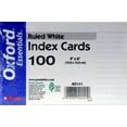 thumbnail image 7 of Oxford Ruled Index Cards, 4 x 6 inch, White Paper, 100 per Pack, 7 of 7