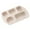 Beige, variant on Wheat Straw Plate, Divided Plates Tray, Dinner Plates, Reusable, Assorted Colors Dinnerware, Microwave & Dishwasher Safe, Healthy for Adult