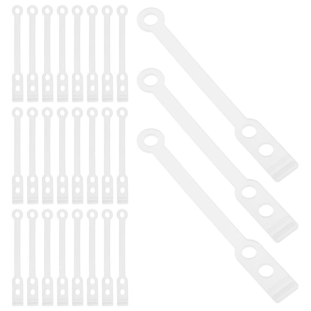 PAMINGONO 35Pcs Hair Perm Rod Elastic Band with Transparent Soft Rubber for Secure Hair Styling Hold