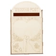thumbnail image 1 of Wedding Card Box Creative Romantic Wooden Wedding Post Box Wedding Gift Card Box, 1 of 8